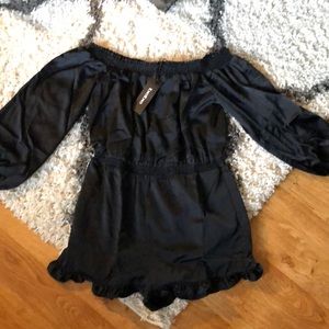 Bebe black romper